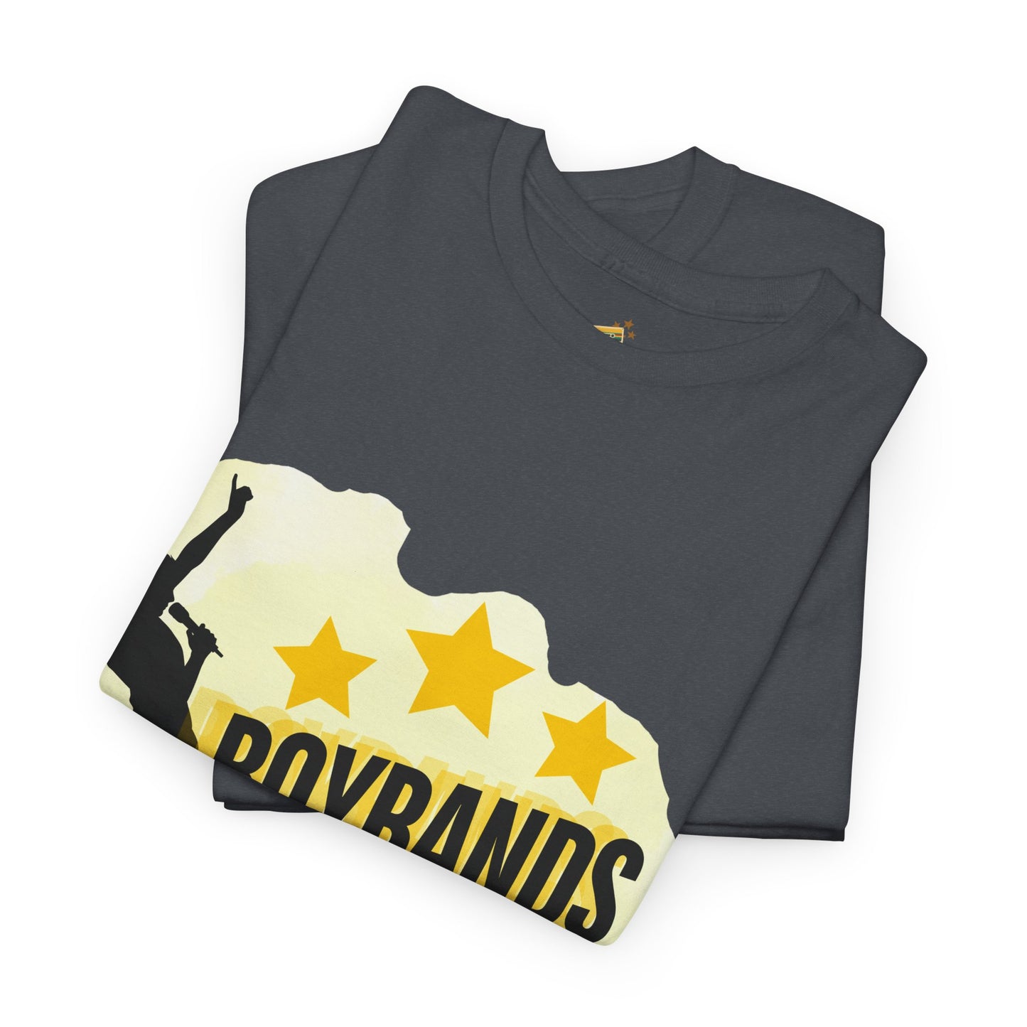 Boybands Raised Me Better Than School – Retro Fan Tee – Retro Pop Music Tee, Casual Tee, Graphic T-Shirt, Gift for Fans, Summer Wear, Everyday Comfort - Mixtape Hearts