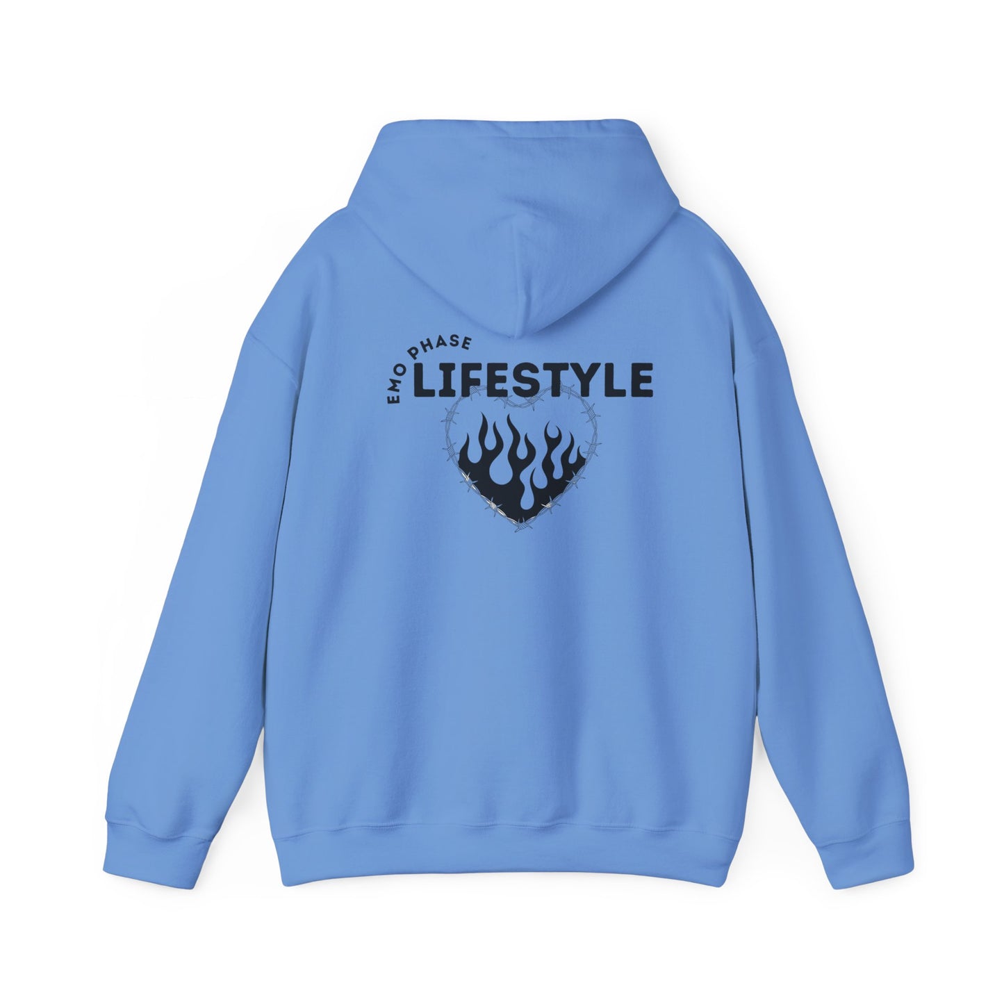 Emo Phase Lifestyle – Cozy Hoodie– Cozy Throwback Hoodie – Cozy Retro Hoodie – Stylish Streetwear, Cozy Layering Piece, Unique Graphic Hoodie