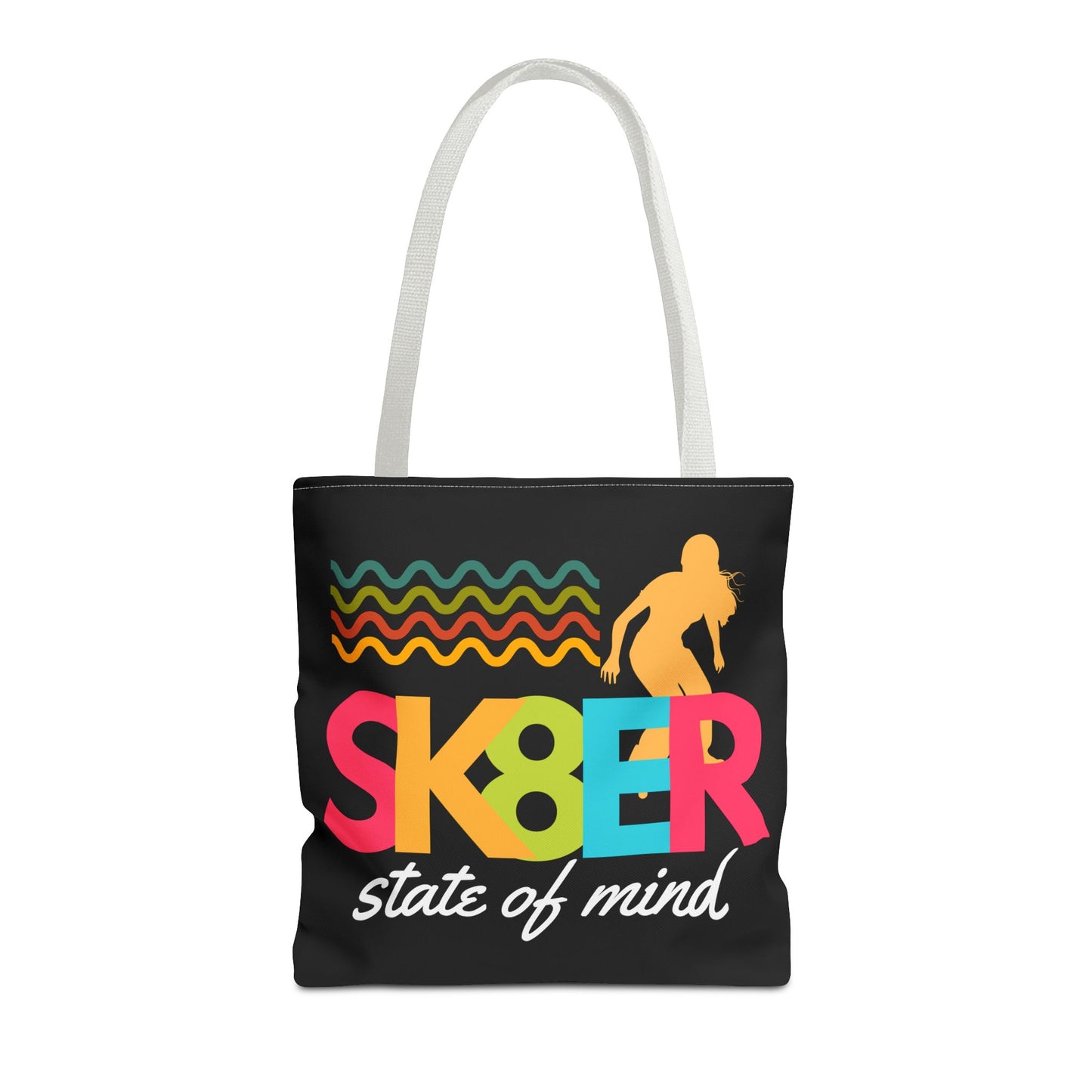 Sk8er State of Mind – Skatecore Tote Bag– Loud & Cute Tote Bag – Emotional Era Tote Bag– Retro Music Tote – Pop Music Tote Bag – Nostalgic Music Tote - Mixtape Hearts