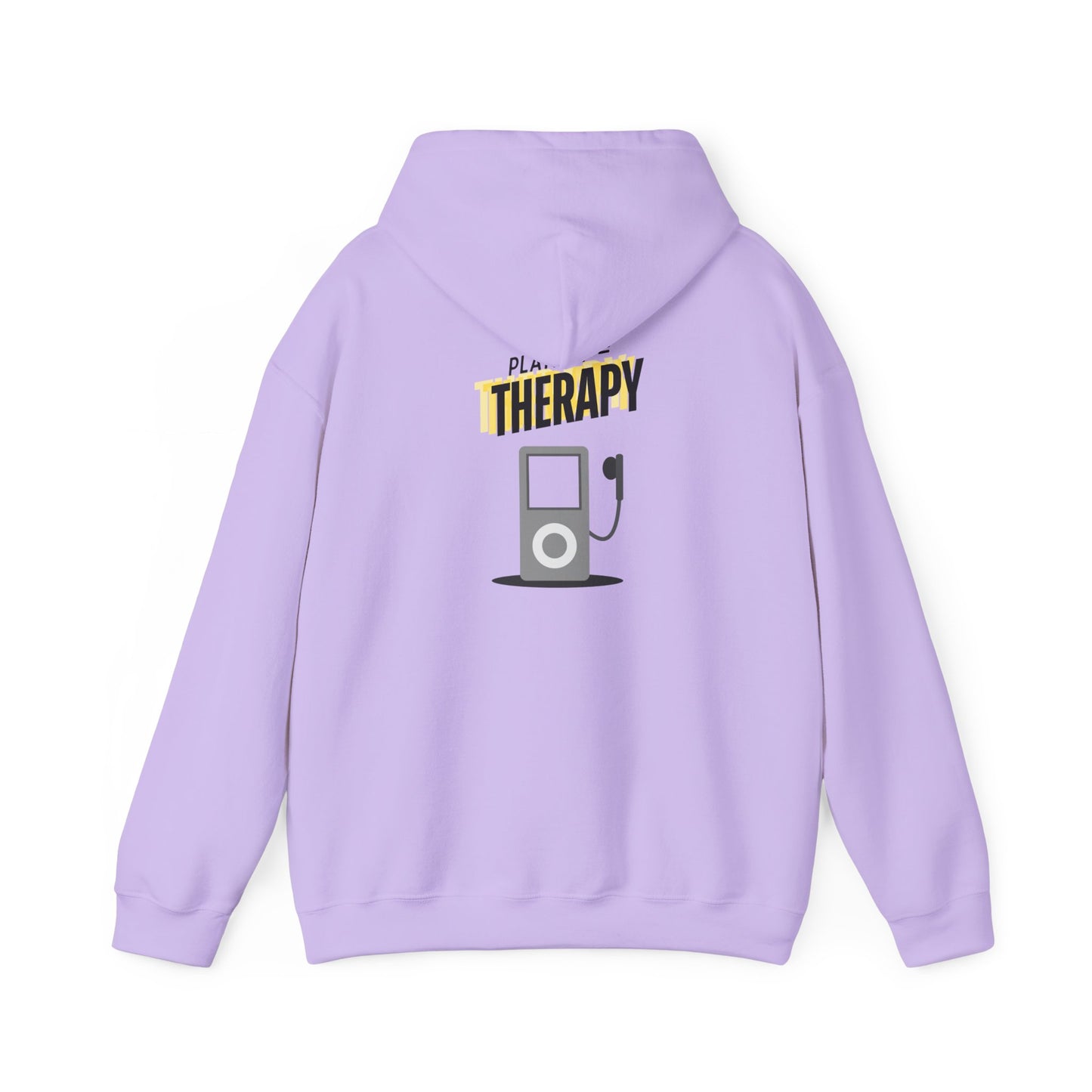 Playlist = Therapy – Cozy Hoodie – Cozy Throwback Hoodie – Cozy Retro Hoodie – Stylish Streetwear, Cozy Layering Piece, Unique Graphic Hoodie - Mixtape Hearts