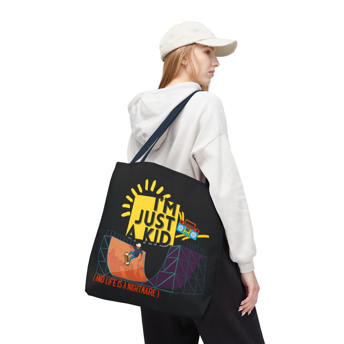 “I’m Just a Kid” Emotional Baggage Tote - Mixtape Hearts