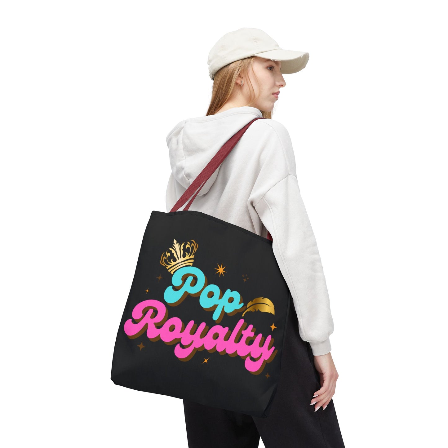 Pop Royalty – Nostalgic Music Tote - Mixtape Hearts