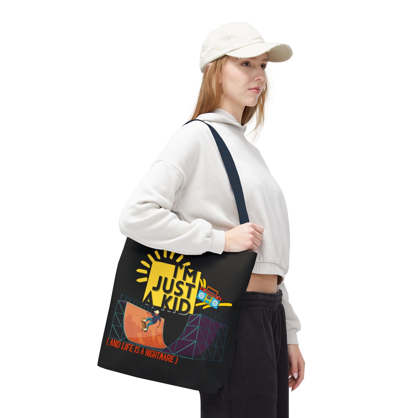 “I’m Just a Kid” Emotional Baggage Tote - Mixtape Hearts