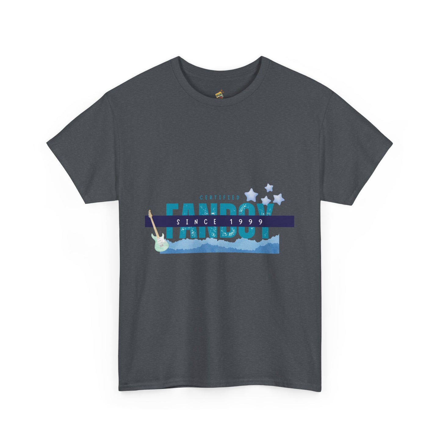 Certified Fanboy Since 1999 – Retro Pop Music Tee, Casual Tee, Graphic T-Shirt, Gift for Fans, Summer Wear, Everyday Comfort - Mixtape Hearts