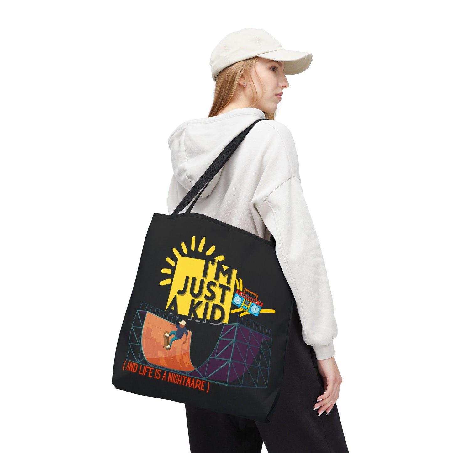 “I’m Just a Kid” Emotional Baggage Tote - Mixtape Hearts