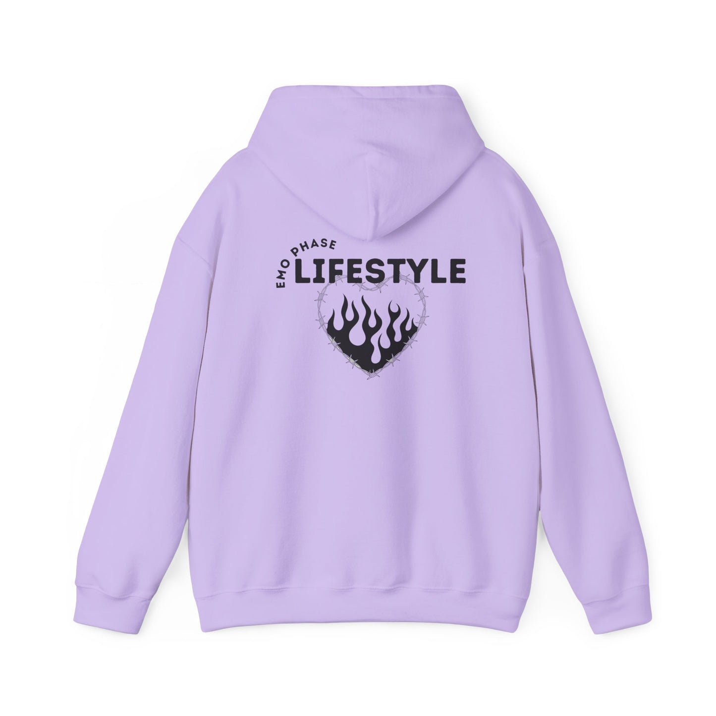 Emo Phase Lifestyle – Cozy Hoodie– Cozy Throwback Hoodie – Cozy Retro Hoodie – Stylish Streetwear, Cozy Layering Piece, Unique Graphic Hoodie