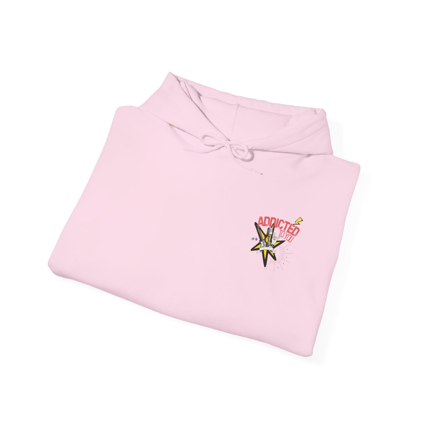 "Addicted to You" – Hoodie for the Lovesick & Lyrical - Addicted to You, Cute Gift for Her, Stylish Streetwear, Cozy Layering Piece, Unique Graphic Hoodie - Mixtape Hearts