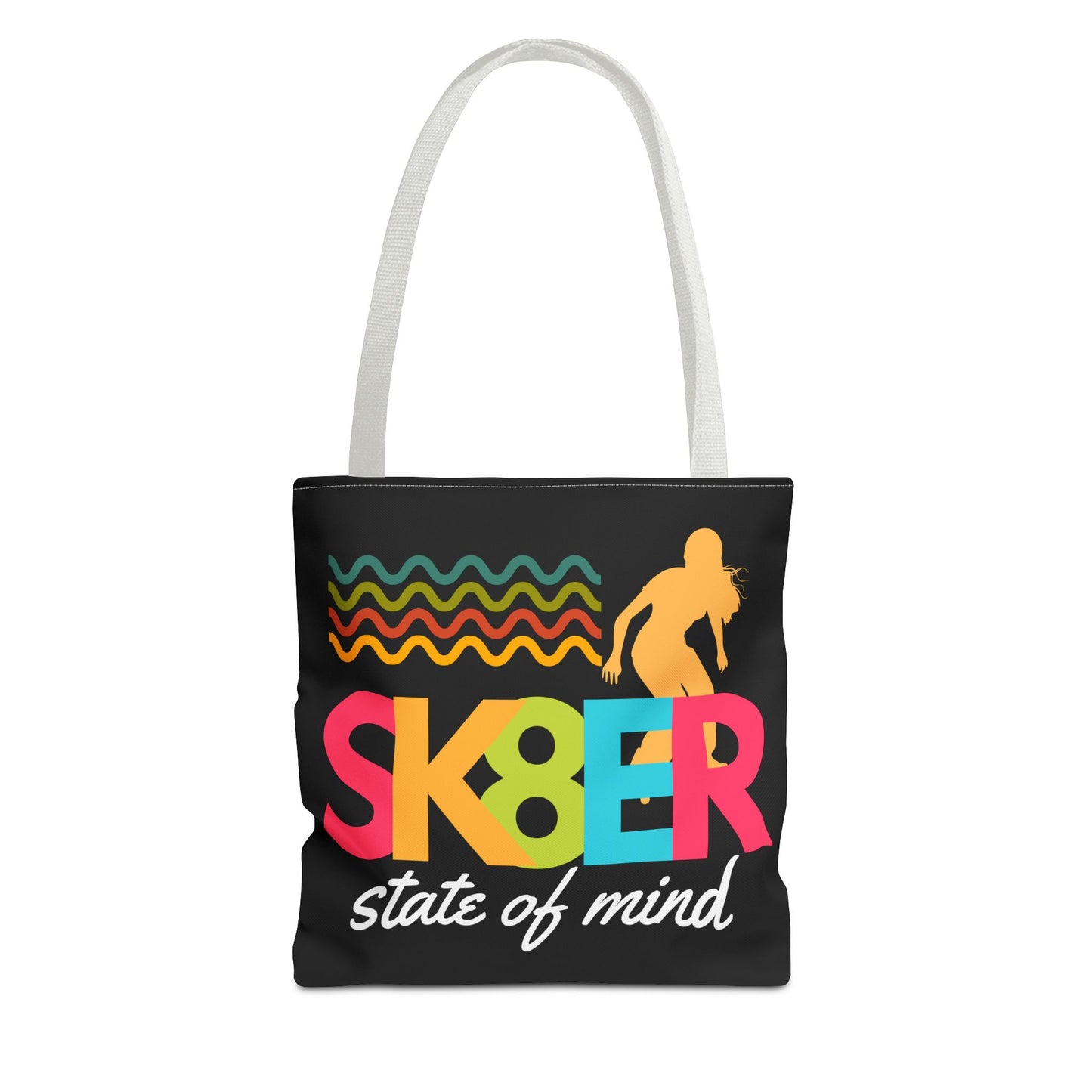 Sk8er State of Mind – Skatecore Tote Bag– Loud & Cute Tote Bag – Emotional Era Tote Bag– Retro Music Tote – Pop Music Tote Bag – Nostalgic Music Tote - Mixtape Hearts