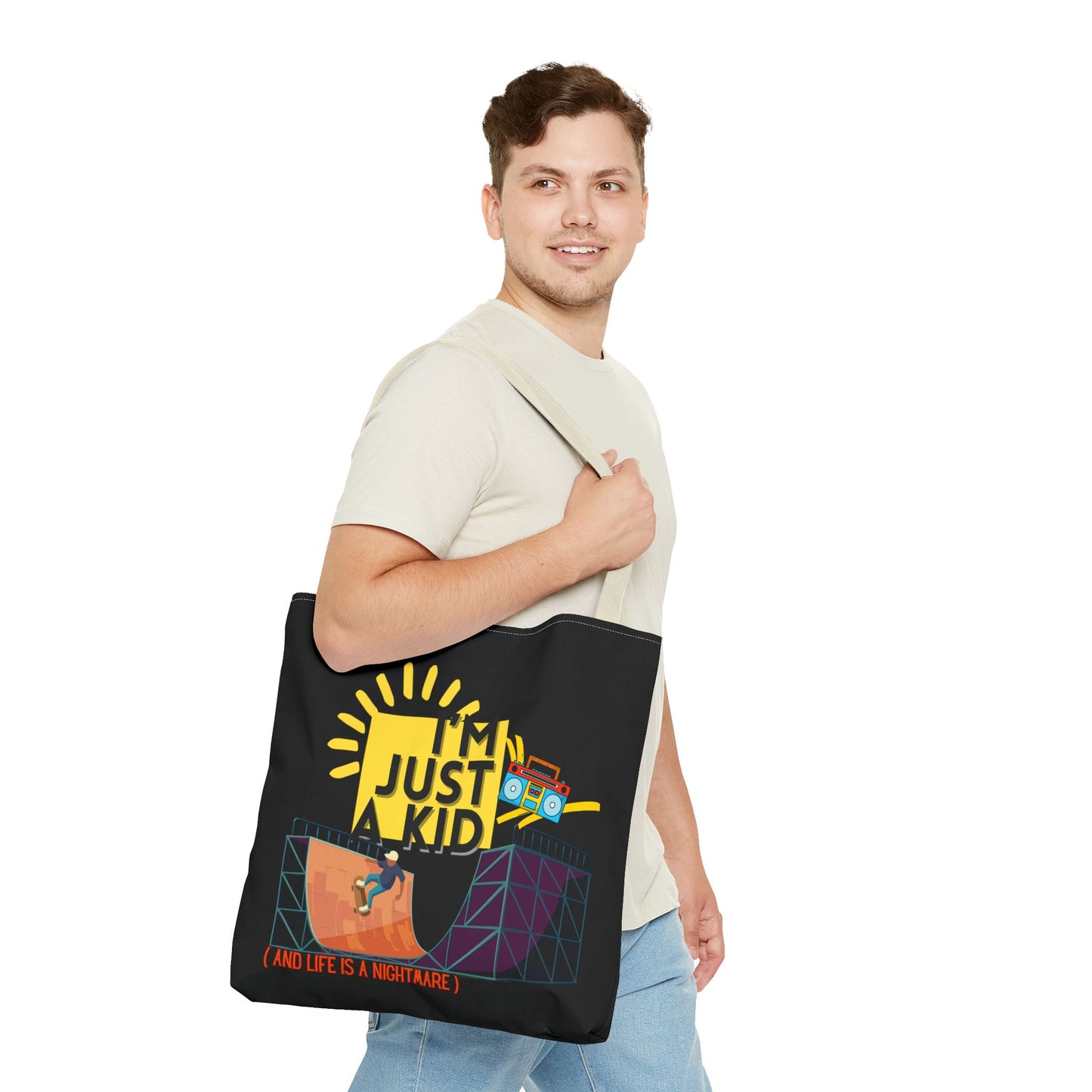 “I’m Just a Kid” Emotional Baggage Tote - Mixtape Hearts