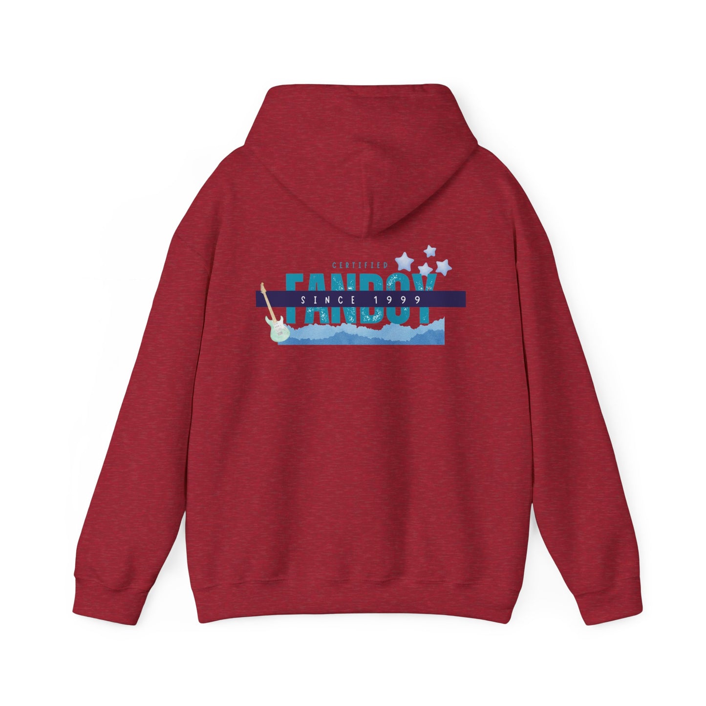 Certified Fanboy Since 1999 – Cozy Throwback Hoodie – Cozy Retro Hoodie – Stylish Streetwear, Cozy Layering Piece, Unique Graphic Hoodie - Mixtape Hearts