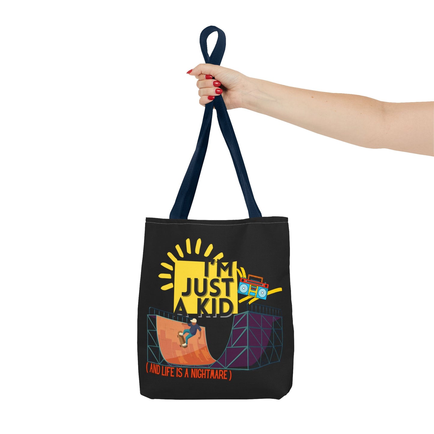 “I’m Just a Kid” Emotional Baggage Tote - Mixtape Hearts