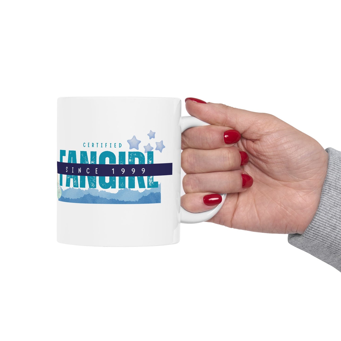 Certified Fangirl Since 1999 – Nostalgic Boyband Mug - Unique Gift for Music Lovers, Coffee Cup, Tea Mug, Personalized Gift, Musician's Essential - Mixtape Hearts