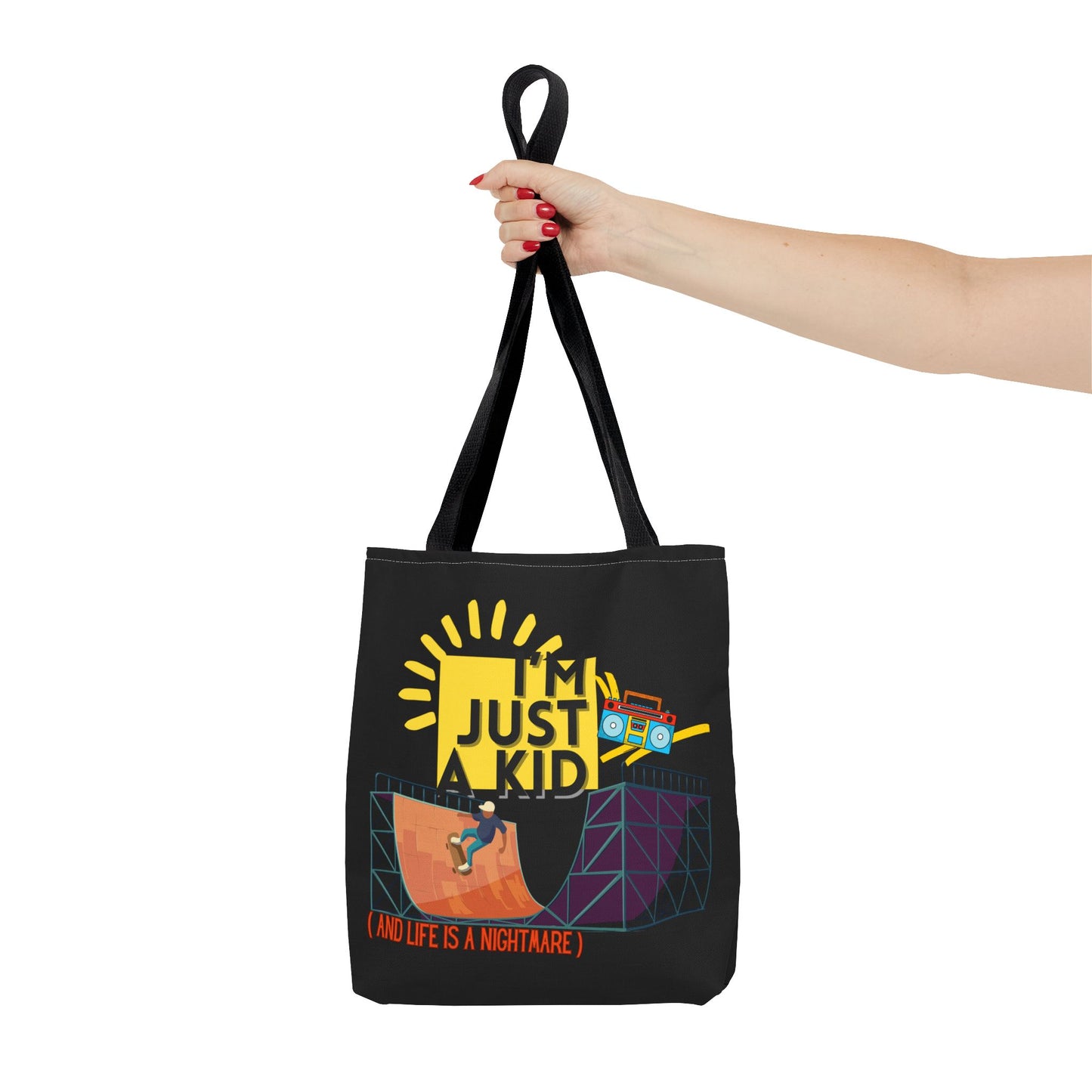 “I’m Just a Kid” Emotional Baggage Tote - Mixtape Hearts