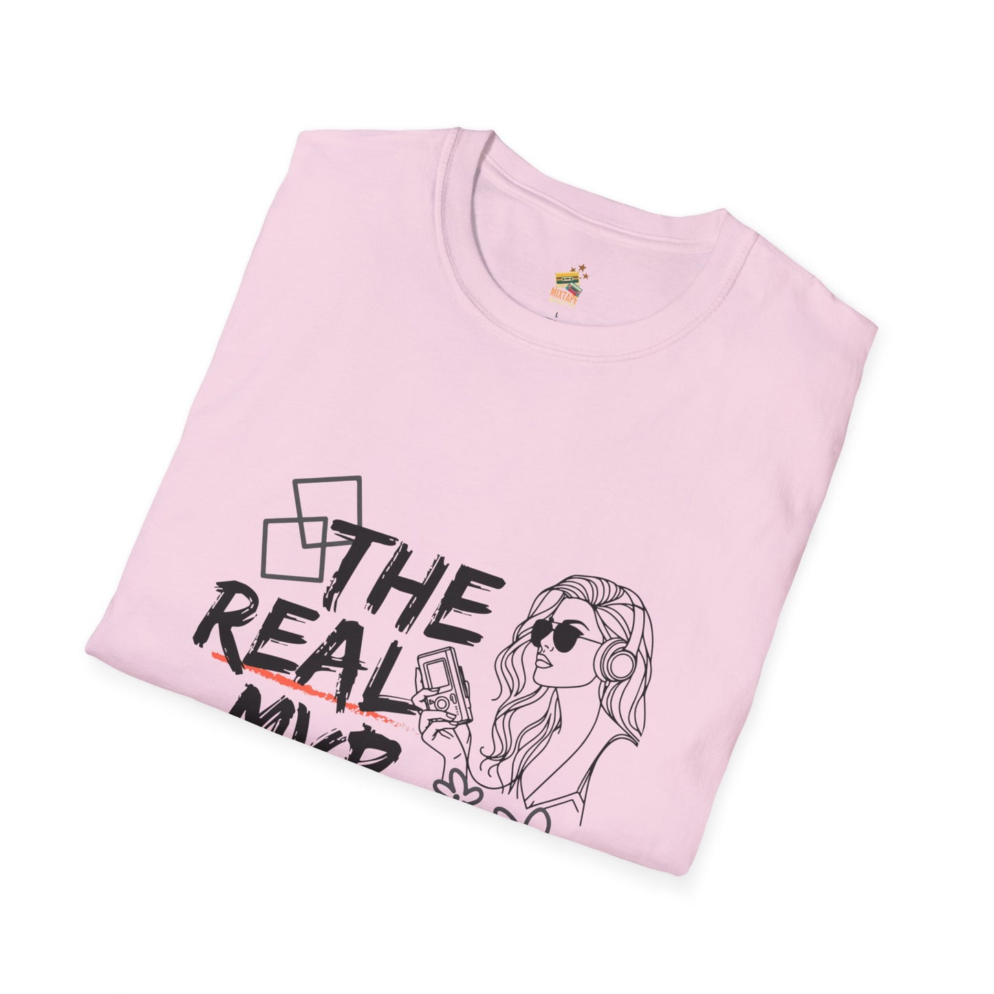 The Real MVP: My Walkman – 90s Nostalgia Unisex Tee| Gift for Walkman Fans, Vintage Style Tee, Casual Wear, Concert Outfit, Unisex Apparel - Mixtape Hearts