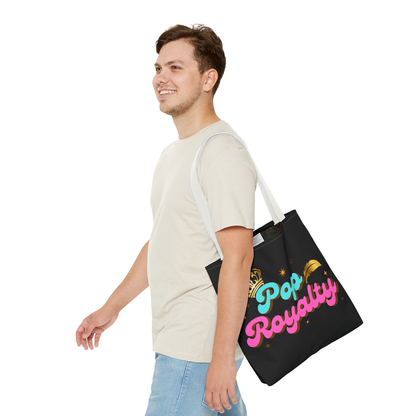 Pop Royalty – Nostalgic Music Tote - Mixtape Hearts