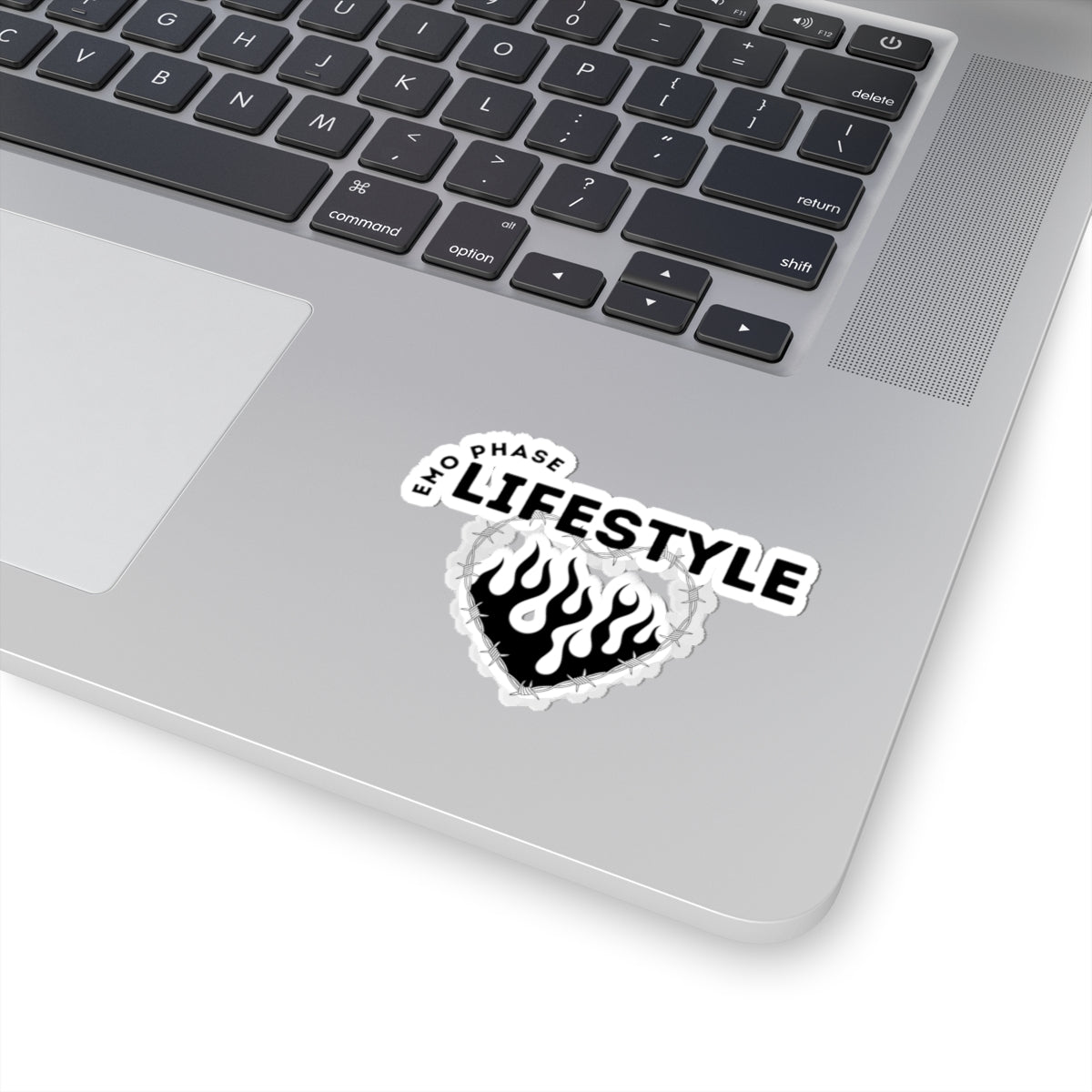Emo Phase Lifestyle – Kiss-Cut Sticker - Mixtape Hearts
