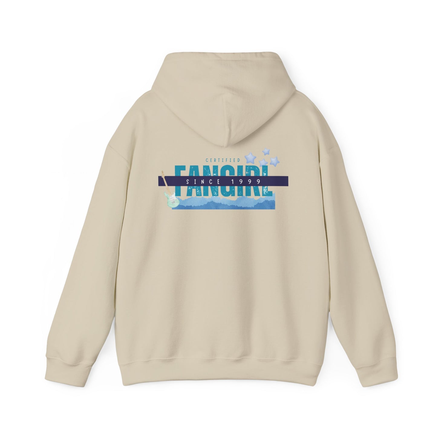 Certified Fangirl Since 1999 – Cozy Retro Hoodie – Stylish Streetwear, Cozy Layering Piece, Unique Graphic Hoodie - Mixtape Hearts