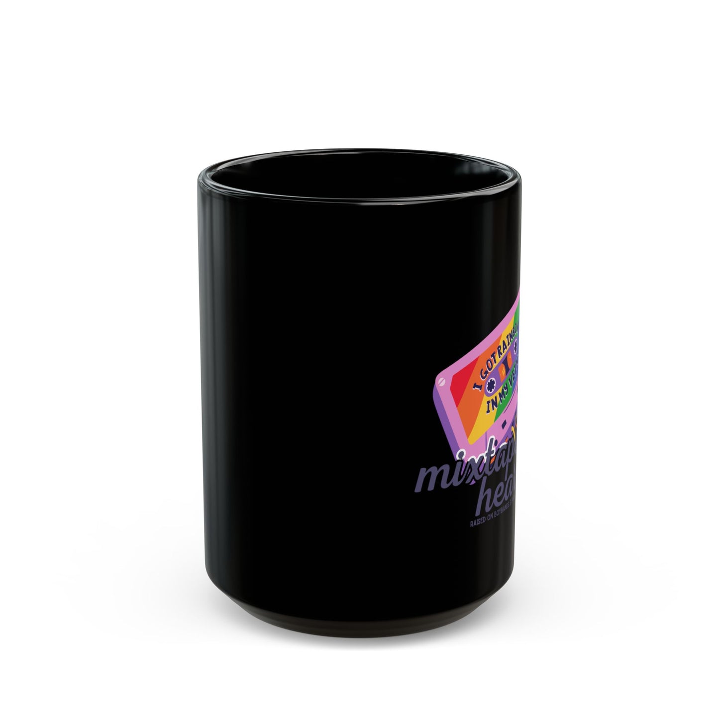 Raised on Boybands & Burnt CDs – Ceramic Mug – Retro Music Lover Mug- Perfect Gift for Music Lovers, Coffee Enthusiasts, Rock Music Fans, Birthday, Valentine's Day, Home Office Decor