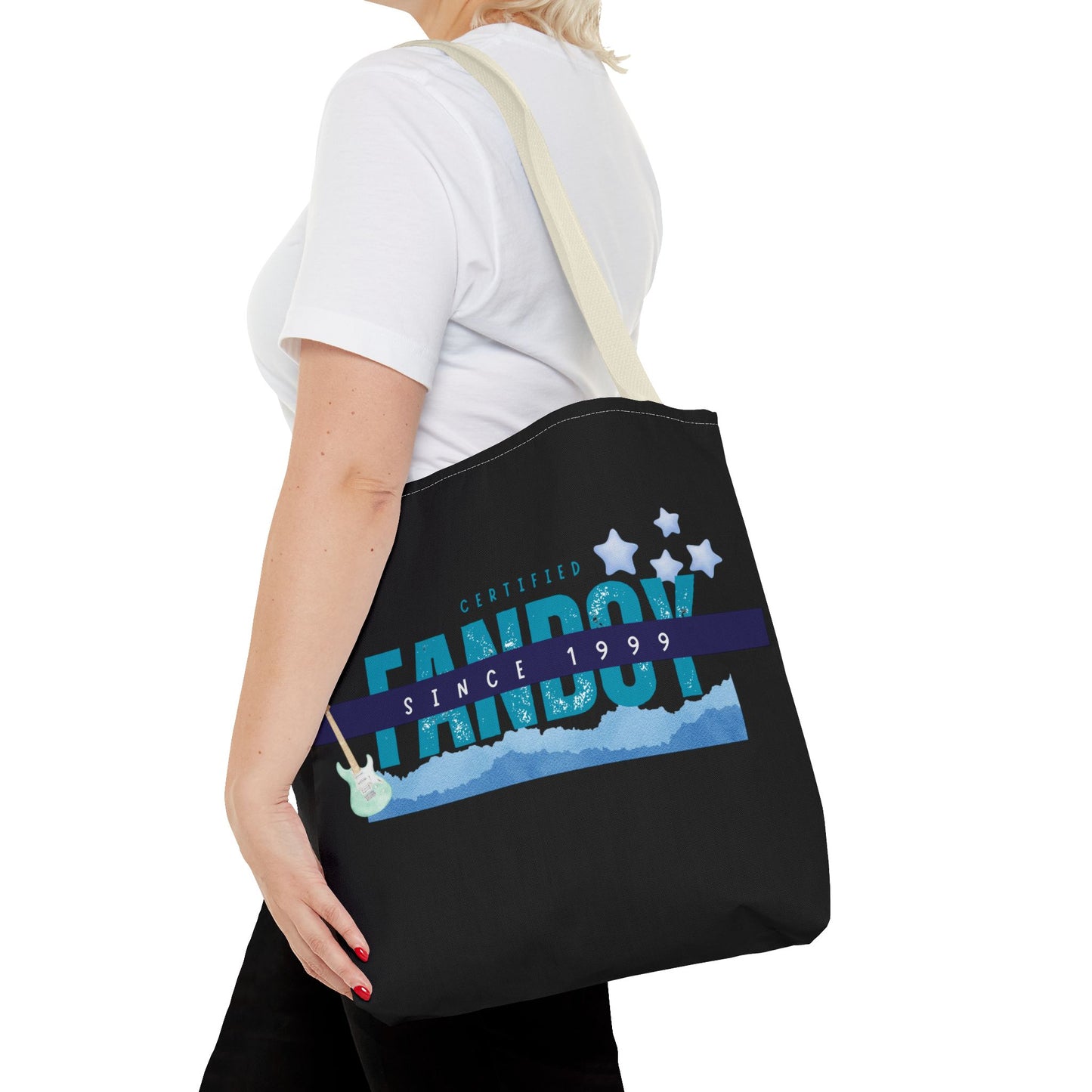 Certified Fanboy Since 1999 – Pop Music Tote Bag – Nostalgic Music Tote - Mixtape Hearts