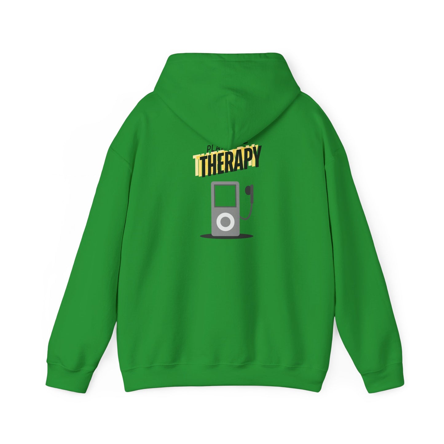 Playlist = Therapy – Cozy Hoodie – Cozy Throwback Hoodie – Cozy Retro Hoodie – Stylish Streetwear, Cozy Layering Piece, Unique Graphic Hoodie - Mixtape Hearts