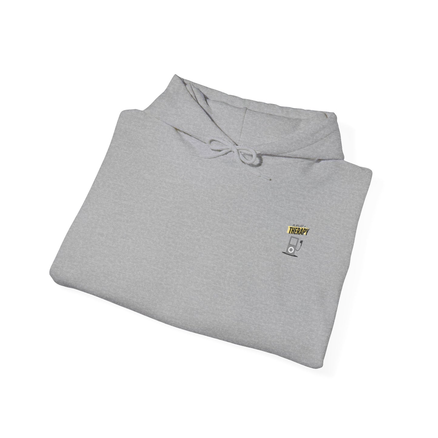 Playlist = Therapy – Cozy Hoodie – Cozy Throwback Hoodie – Cozy Retro Hoodie – Stylish Streetwear, Cozy Layering Piece, Unique Graphic Hoodie - Mixtape Hearts