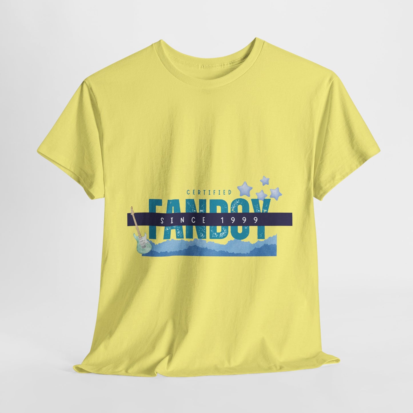 Certified Fanboy Since 1999 – Retro Pop Music Tee, Casual Tee, Graphic T-Shirt, Gift for Fans, Summer Wear, Everyday Comfort - Mixtape Hearts