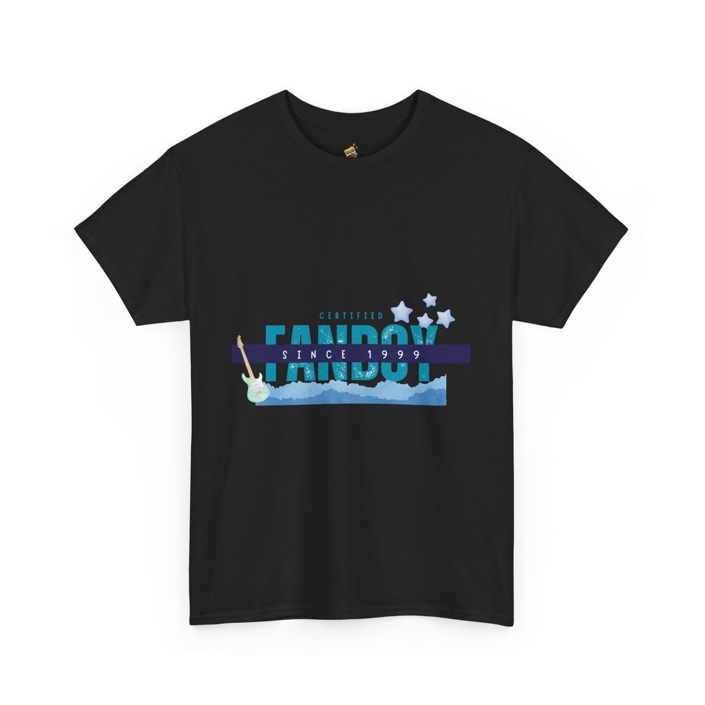 Certified Fanboy Since 1999 – Retro Pop Music Tee, Casual Tee, Graphic T-Shirt, Gift for Fans, Summer Wear, Everyday Comfort - Mixtape Hearts