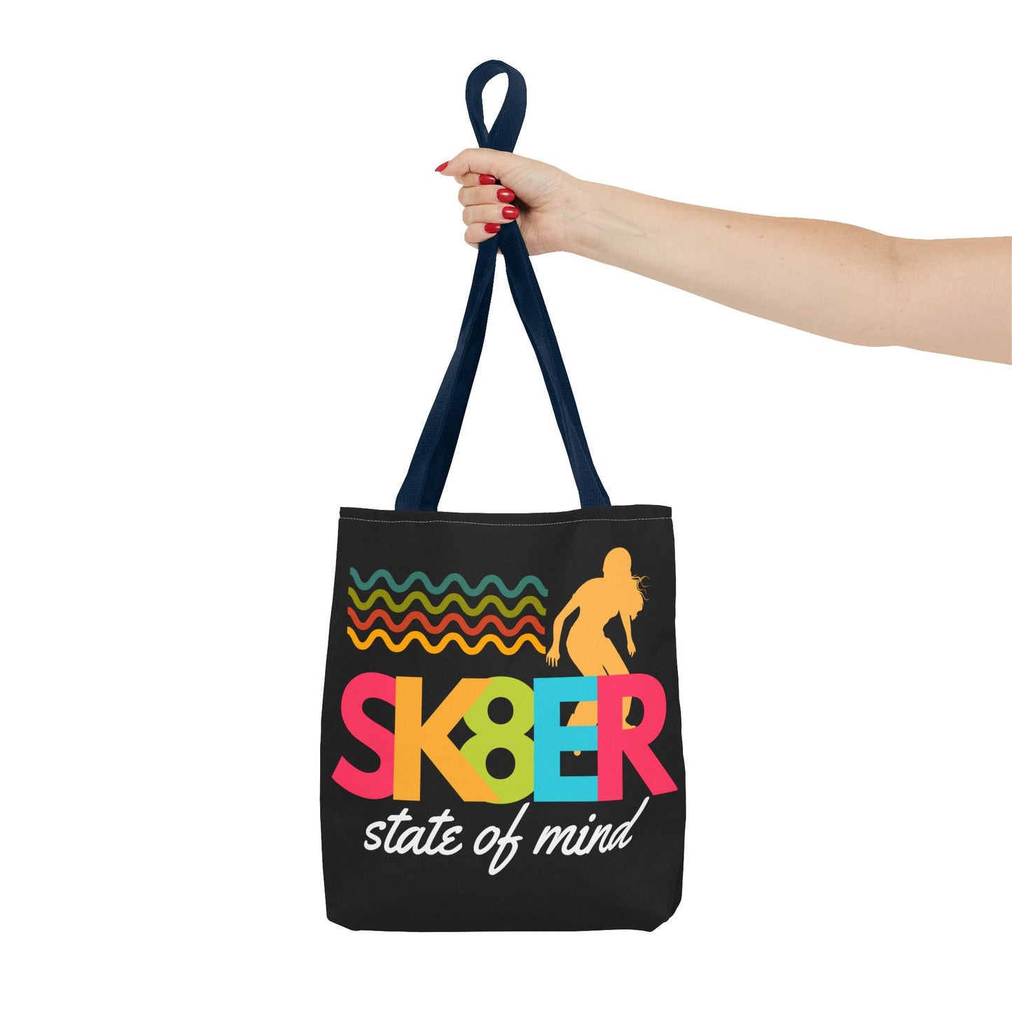 Sk8er State of Mind – Skatecore Tote Bag– Loud & Cute Tote Bag – Emotional Era Tote Bag– Retro Music Tote – Pop Music Tote Bag – Nostalgic Music Tote - Mixtape Hearts