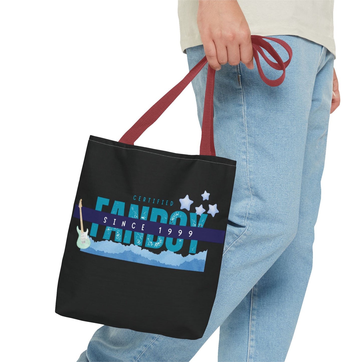 Certified Fanboy Since 1999 – Pop Music Tote Bag – Nostalgic Music Tote - Mixtape Hearts
