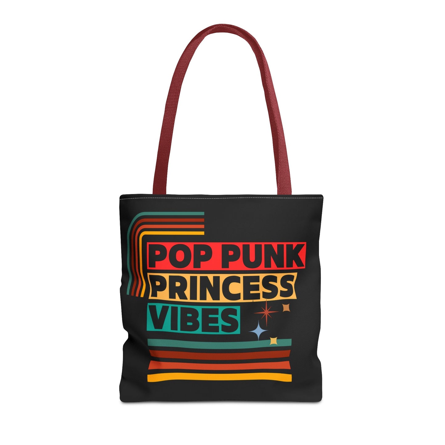 Pop Punk Princess Vibes – Loud & Cute Tote Bag – Emotional Era Tote Bag– Retro Music Tote – Pop Music Tote Bag – Nostalgic Music Tote - Mixtape Hearts