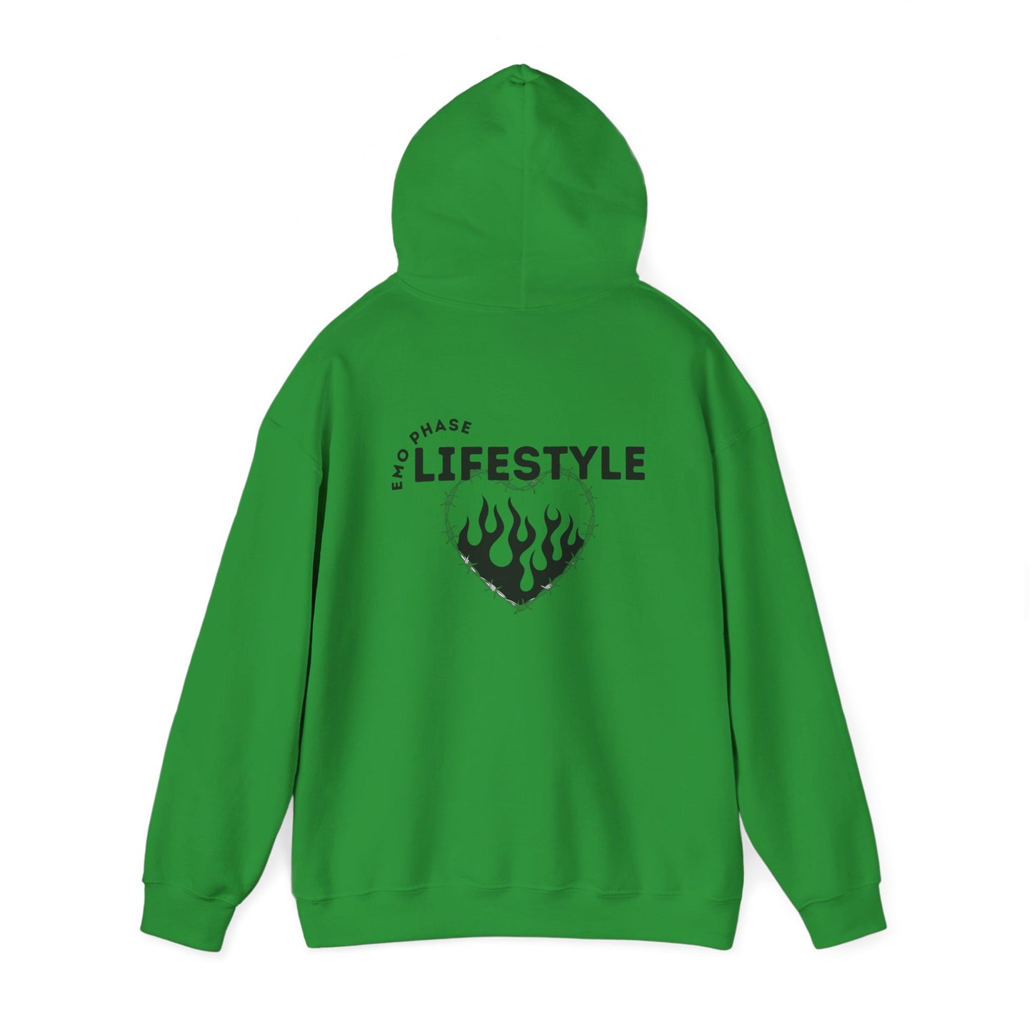 Emo Phase Lifestyle – Cozy Hoodie– Cozy Throwback Hoodie – Cozy Retro Hoodie – Stylish Streetwear, Cozy Layering Piece, Unique Graphic Hoodie