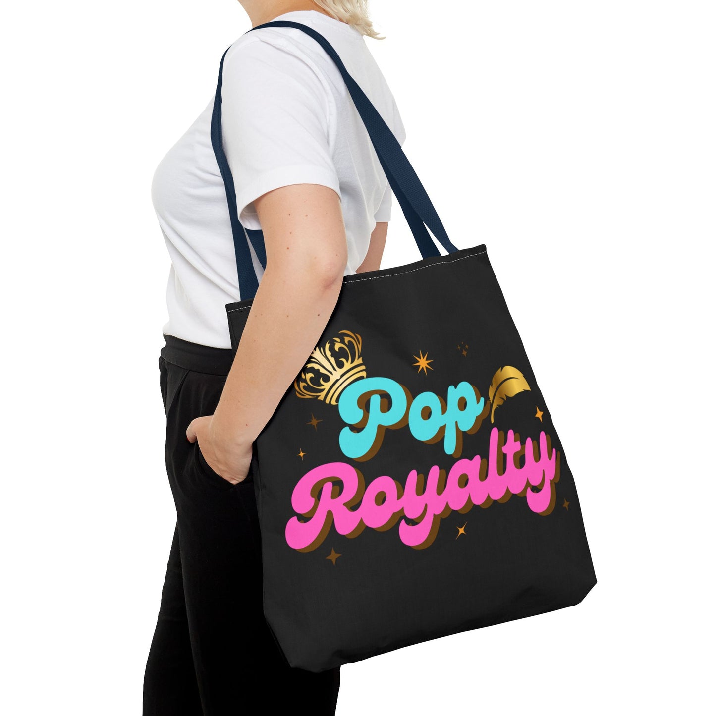 Pop Royalty – Nostalgic Music Tote - Mixtape Hearts