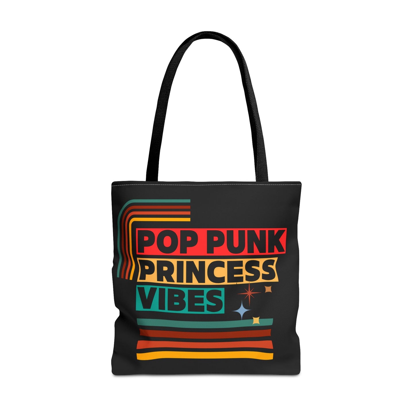 Pop Punk Princess Vibes – Loud & Cute Tote Bag – Emotional Era Tote Bag– Retro Music Tote – Pop Music Tote Bag – Nostalgic Music Tote - Mixtape Hearts