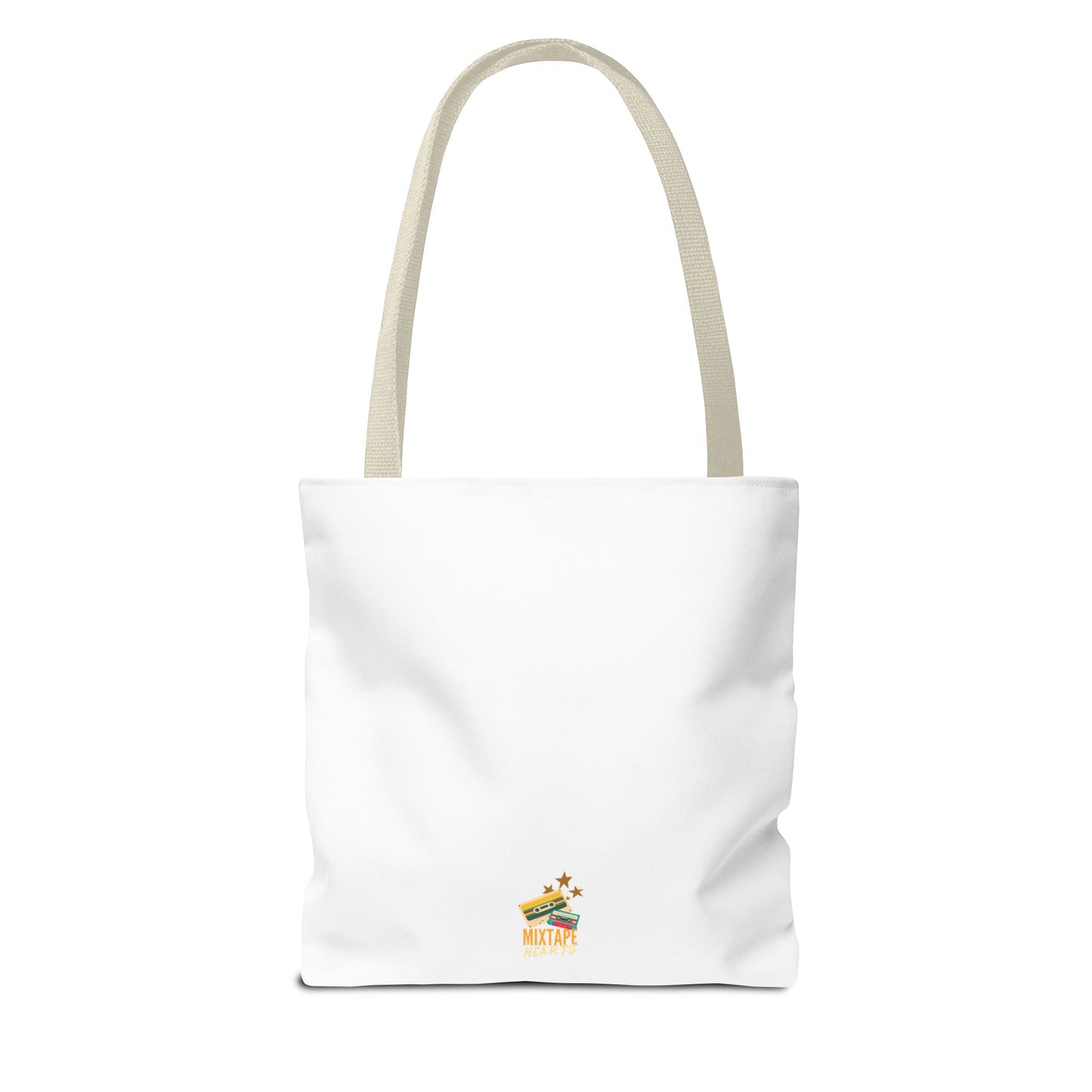 My Playlist Was My Diary – Emotional Era Tote Bag - AOP, Fun and Stylish, Perfect for Music Lovers, Gift for Friends, Everyday Use, Beach Bag, Eco-Friendly - Mixtape Hearts