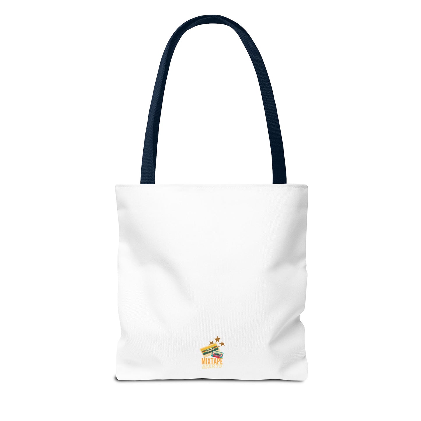 My Playlist Was My Diary – Emotional Era Tote Bag - AOP, Fun and Stylish, Perfect for Music Lovers, Gift for Friends, Everyday Use, Beach Bag, Eco-Friendly - Mixtape Hearts