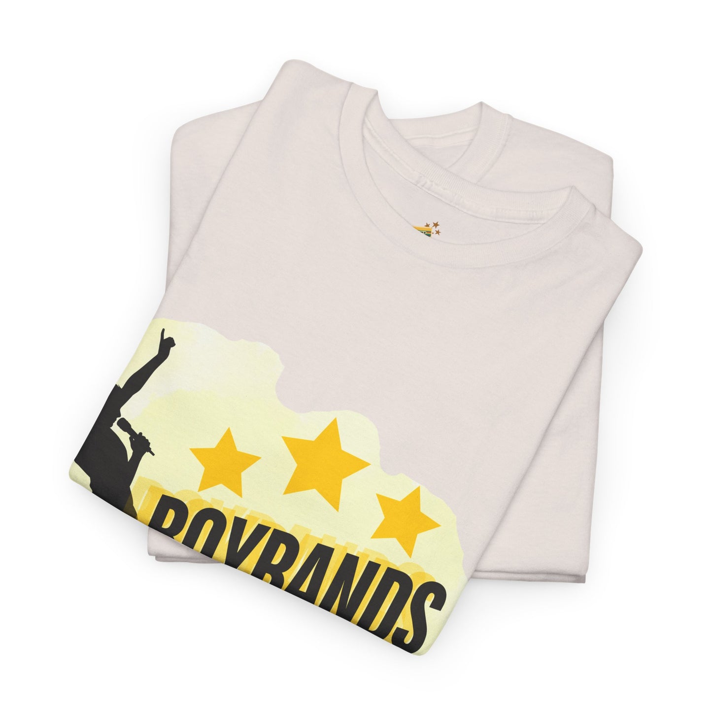 Boybands Raised Me Better Than School – Retro Fan Tee – Retro Pop Music Tee, Casual Tee, Graphic T-Shirt, Gift for Fans, Summer Wear, Everyday Comfort - Mixtape Hearts