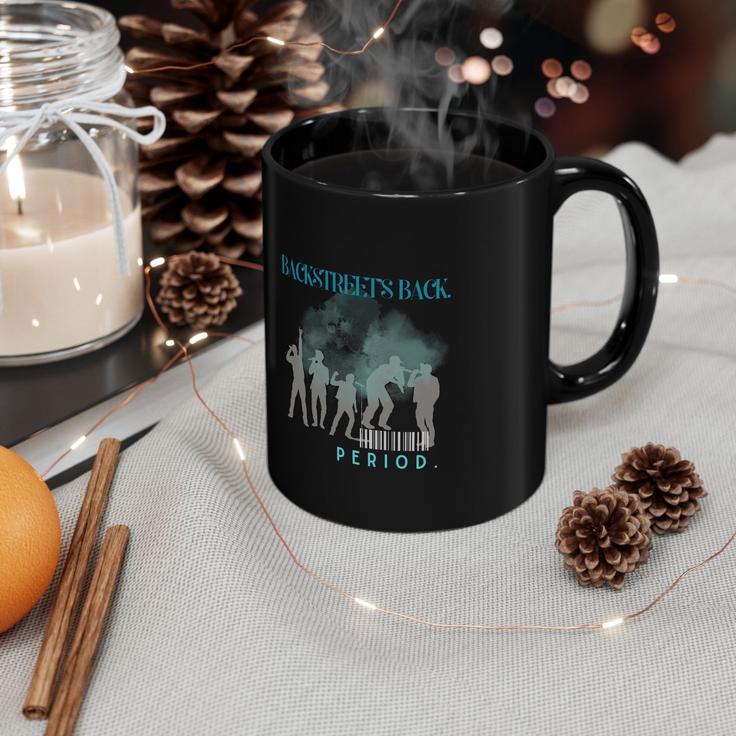 Mug 90s Boyband Backstreet Boys - Backstreet's Back Pop Nostalgic Chill - Mixtape Hearts