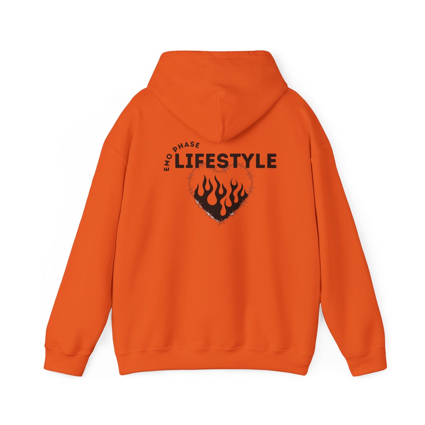 Emo Phase Lifestyle – Cozy Hoodie– Cozy Throwback Hoodie – Cozy Retro Hoodie – Stylish Streetwear, Cozy Layering Piece, Unique Graphic Hoodie