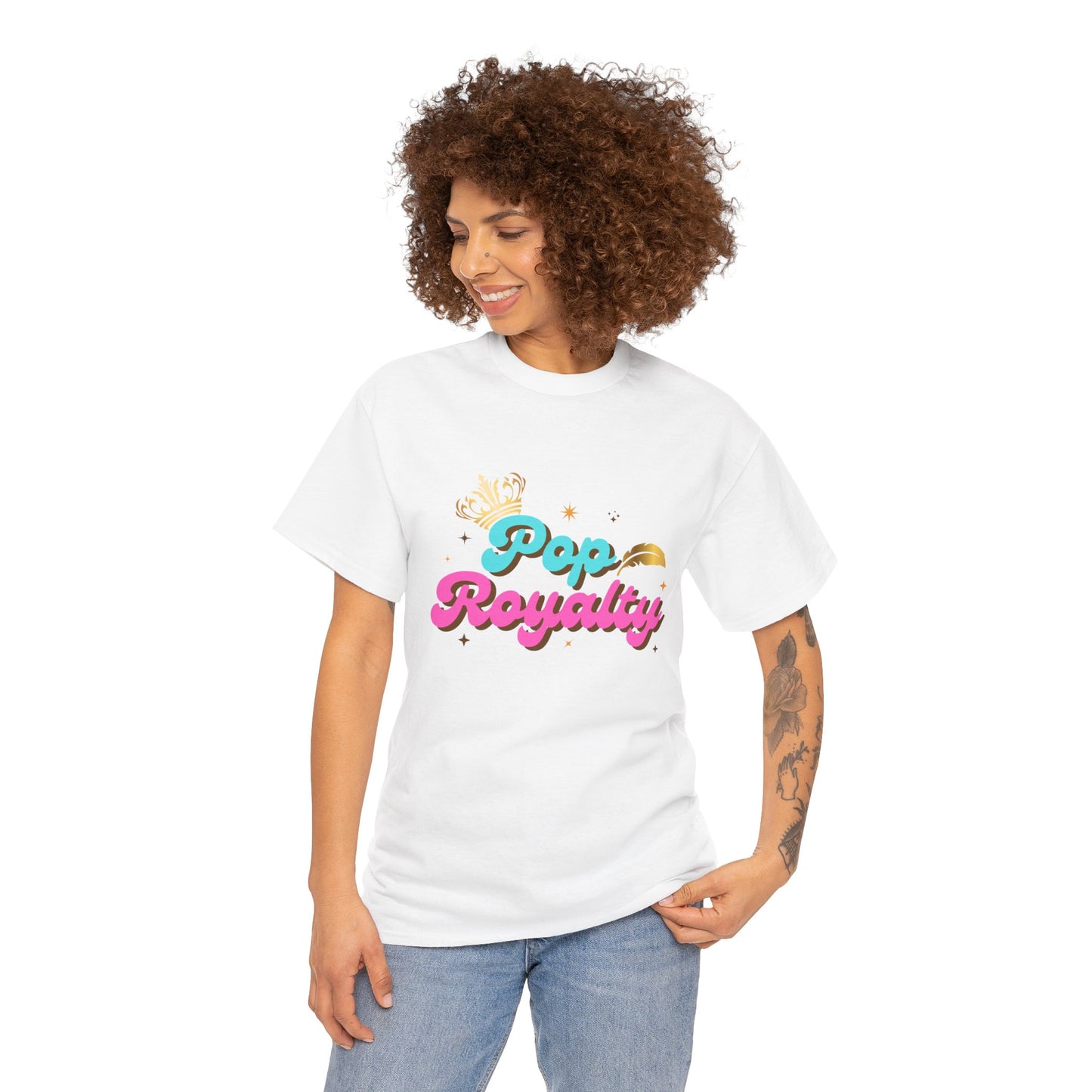 Pop Royalty – Unisex T-Shirt, Retro Pop Music Tee, Casual Tee, Graphic T-Shirt, Gift for Fans, Summer Wear, Everyday Comfort