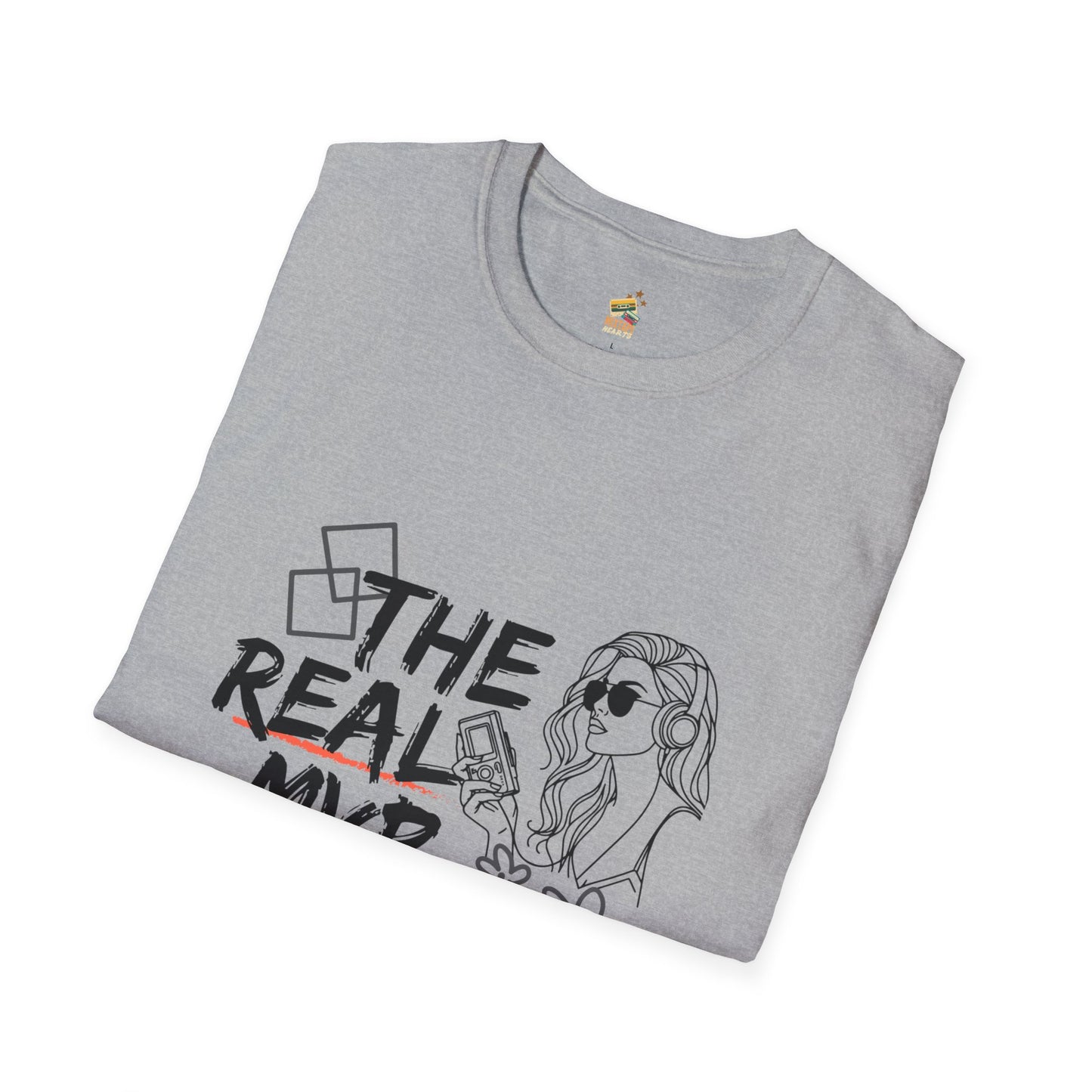 The Real MVP: My Walkman – 90s Nostalgia Unisex Tee| Gift for Walkman Fans, Vintage Style Tee, Casual Wear, Concert Outfit, Unisex Apparel - Mixtape Hearts