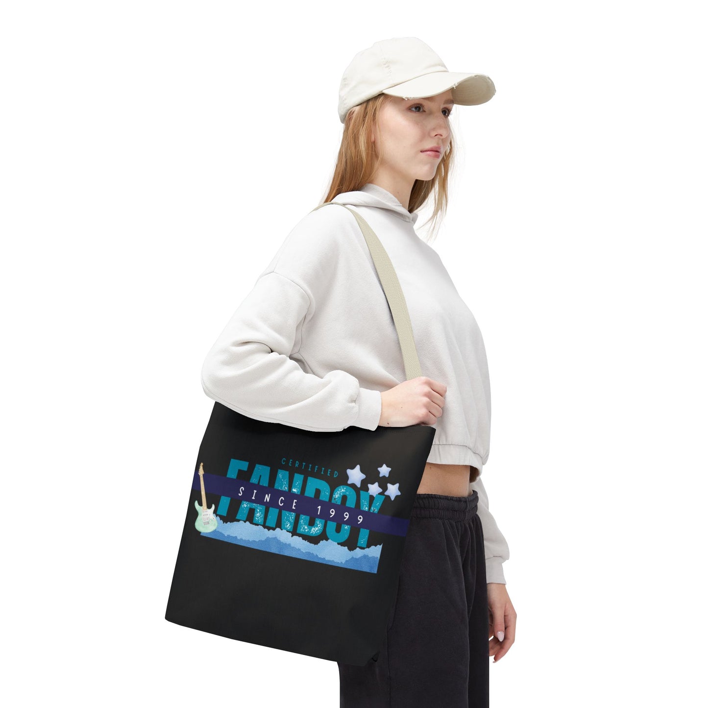 Certified Fanboy Since 1999 – Pop Music Tote Bag – Nostalgic Music Tote - Mixtape Hearts