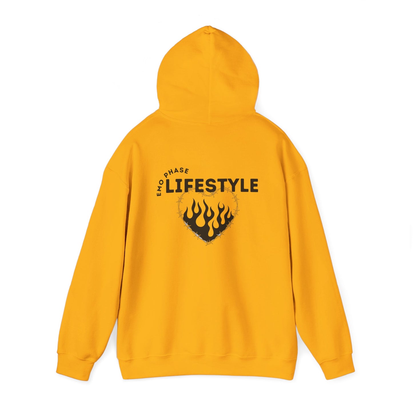 Emo Phase Lifestyle – Cozy Hoodie– Cozy Throwback Hoodie – Cozy Retro Hoodie – Stylish Streetwear, Cozy Layering Piece, Unique Graphic Hoodie