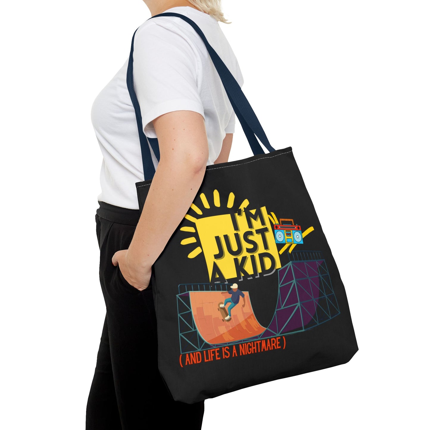 “I’m Just a Kid” Emotional Baggage Tote - Mixtape Hearts
