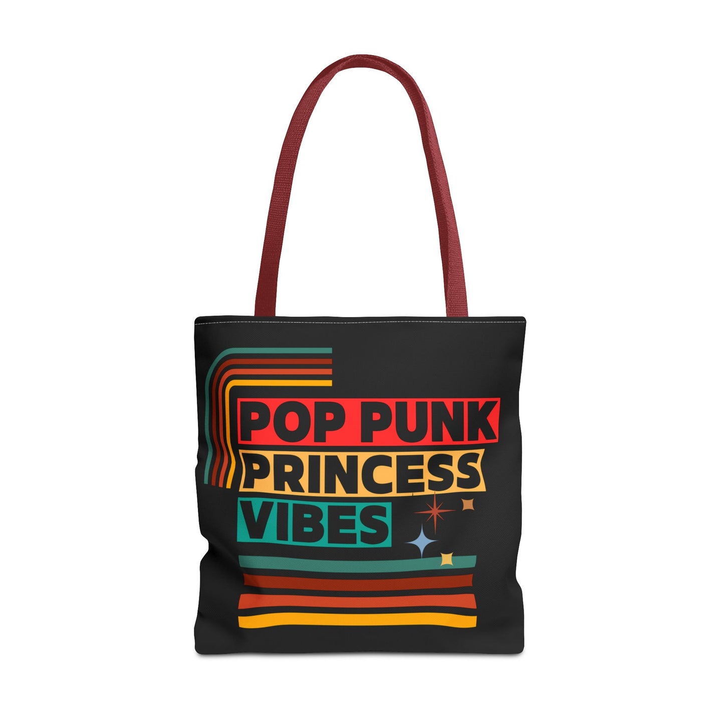 Pop Punk Princess Vibes – Loud & Cute Tote Bag – Emotional Era Tote Bag– Retro Music Tote – Pop Music Tote Bag – Nostalgic Music Tote - Mixtape Hearts