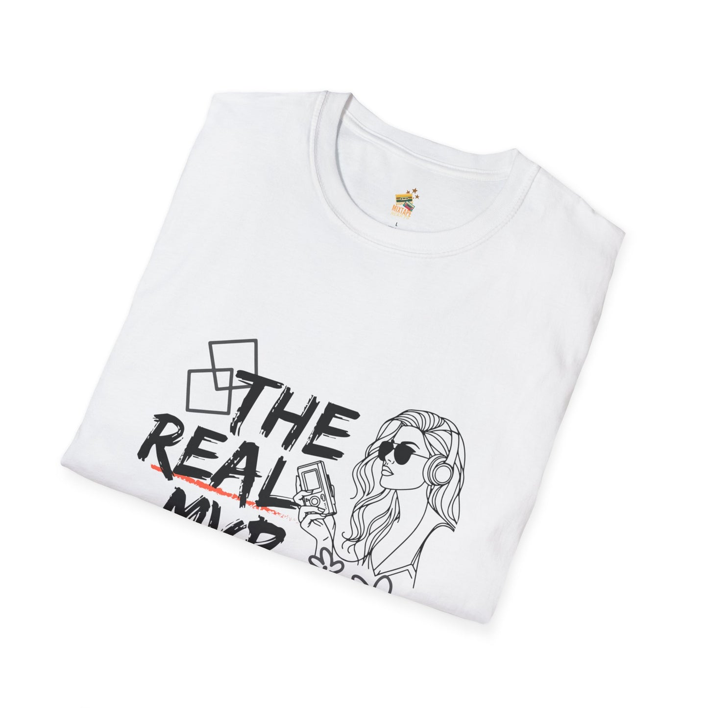 The Real MVP: My Walkman – 90s Nostalgia Unisex Tee| Gift for Walkman Fans, Vintage Style Tee, Casual Wear, Concert Outfit, Unisex Apparel - Mixtape Hearts