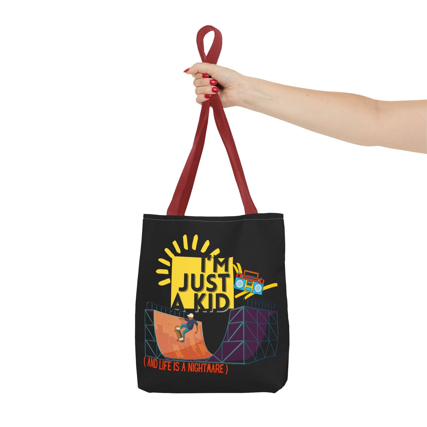 “I’m Just a Kid” Emotional Baggage Tote - Mixtape Hearts