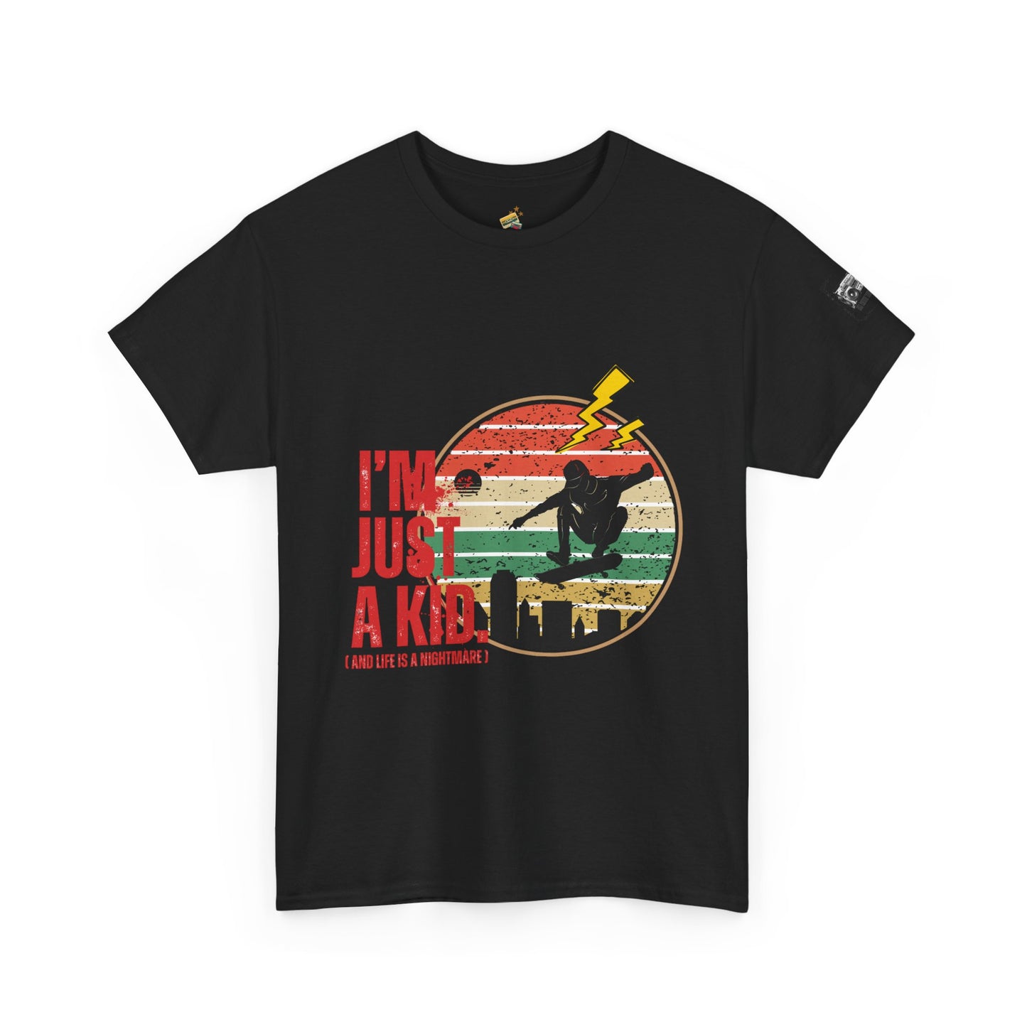 I’m Just a Kid T-Shirt – 2000s Pop Punk Graphic Tee Inspired by Simple Plan, Unisex Cotton T-Shirt, Gift for Young Explorers, Playful Design for All Ages - Mixtape Hearts