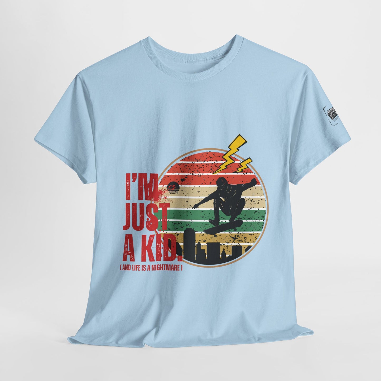 I’m Just a Kid T-Shirt – 2000s Pop Punk Graphic Tee Inspired by Simple Plan, Unisex Cotton T-Shirt, Gift for Young Explorers, Playful Design for All Ages - Mixtape Hearts