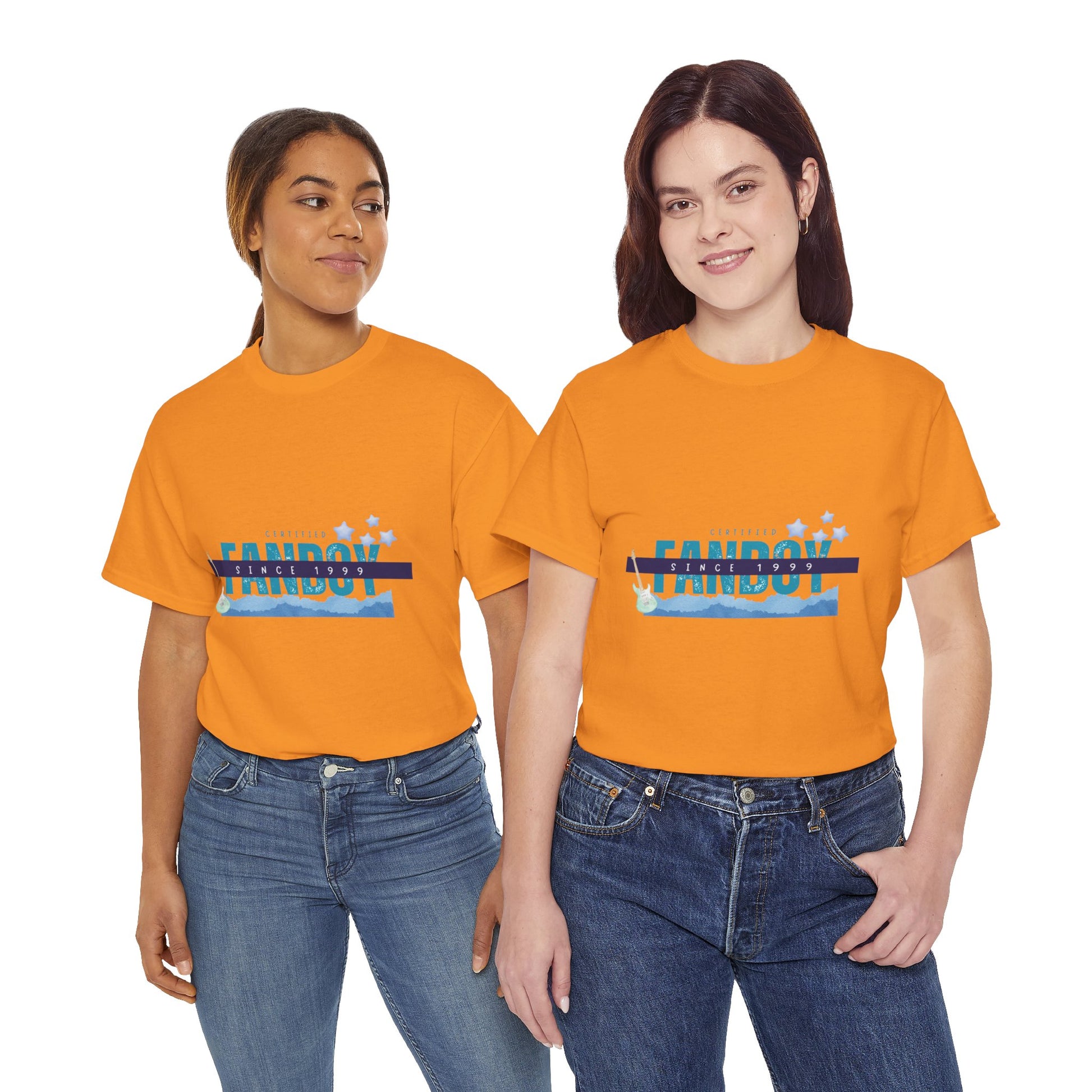Certified Fanboy Since 1999 – Retro Pop Music Tee, Casual Tee, Graphic T-Shirt, Gift for Fans, Summer Wear, Everyday Comfort - Mixtape Hearts