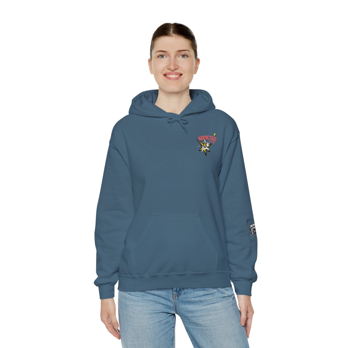 "Addicted to You" – Hoodie for the Lovesick & Lyrical - Addicted to You, Cute Gift for Her, Stylish Streetwear, Cozy Layering Piece, Unique Graphic Hoodie